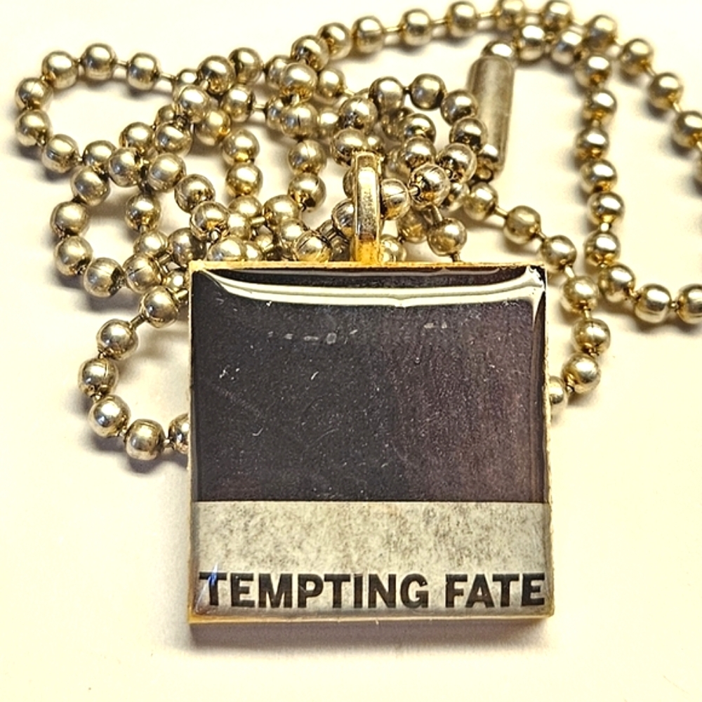 "Tempting Fate" Tile Pendant